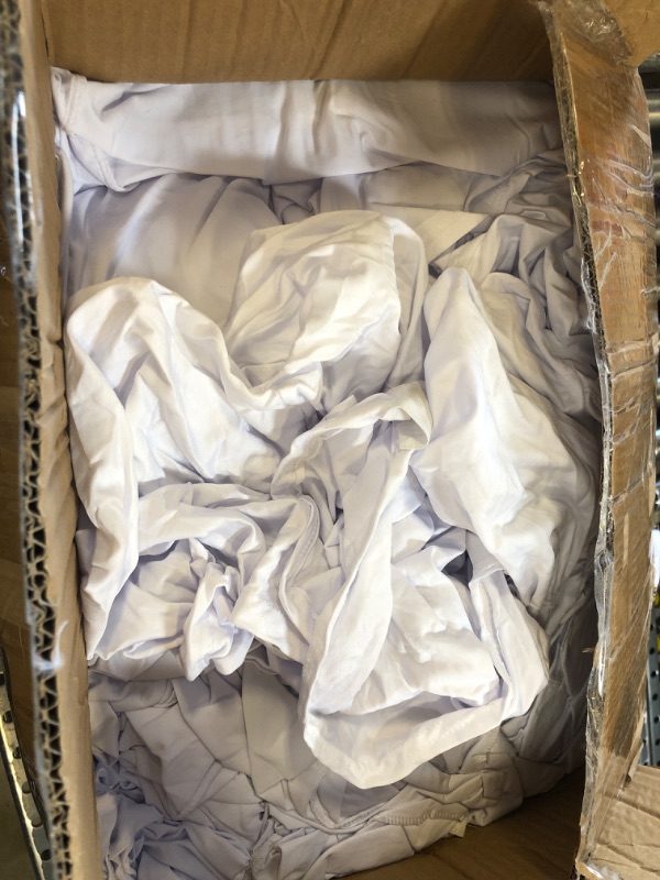 Photo 1 of 100 Pieces White Chair Covers - Versatile Stretch Polyester Spandex Dining Chair Slipcovers for Dining, Party, Wedding, Banquet, and More White 100PCS