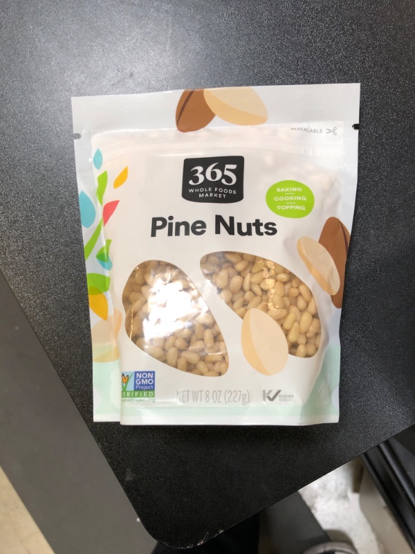 Photo 2 of 365 by Whole Foods Market, Unsalted Pine Nuts, 8 Ounce EXP 09/10/24