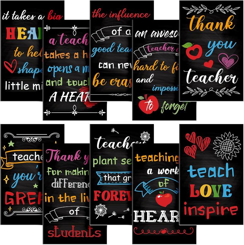 Photo 1 of 10 Pcs Thank You Teacher Notebook Pocket Teacher Inspirational Notepads Mini Teacher Notebook from Student Graduation Teacher Appreciation Gift, Thank You, Retirement, Year End Gift (( 3 PACKS ))