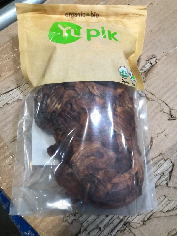 Photo 2 of ***USED*** Yupik Organic Jackfruit, 1 lb, Pack of 1, Soft & Chewy Dried Fruit, Vegan, GMO-Free, Gluten-Free, Kosher, Healthy Snacks, Ideal for Baking & Topping