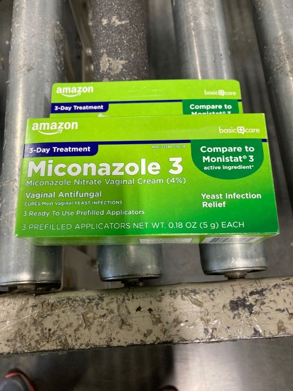 Photo 2 of Basic Care Miconazole 3 Miconazole Nitrate Vaginal Cream (4%) 3-Day Treatment for Vaginal Yeast Infection