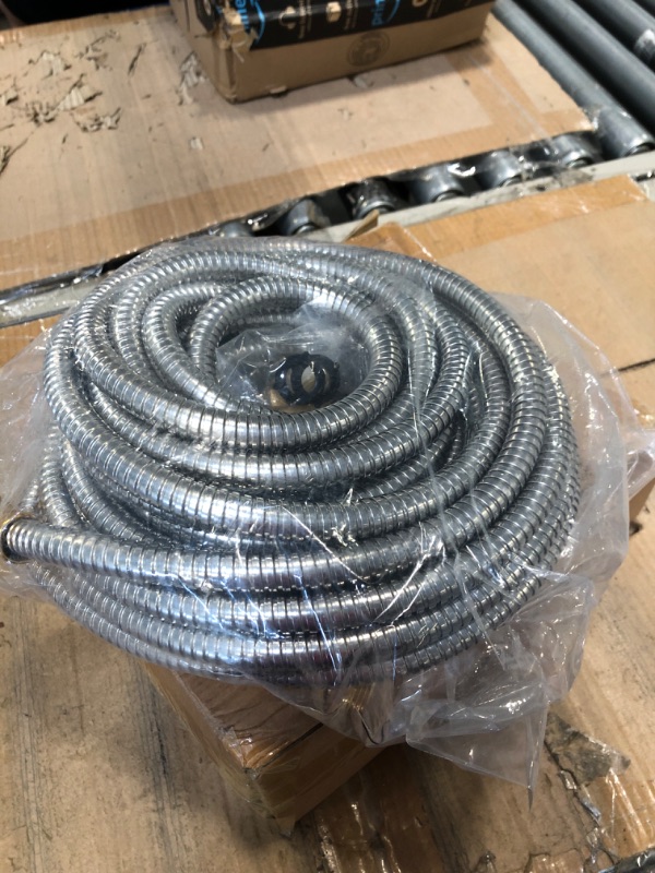 Photo 3 of  Garden Hose Expandable - 304 Stainless Steel Water Hose - Heavy Duty Flexible Kink Free Hose, no Bite