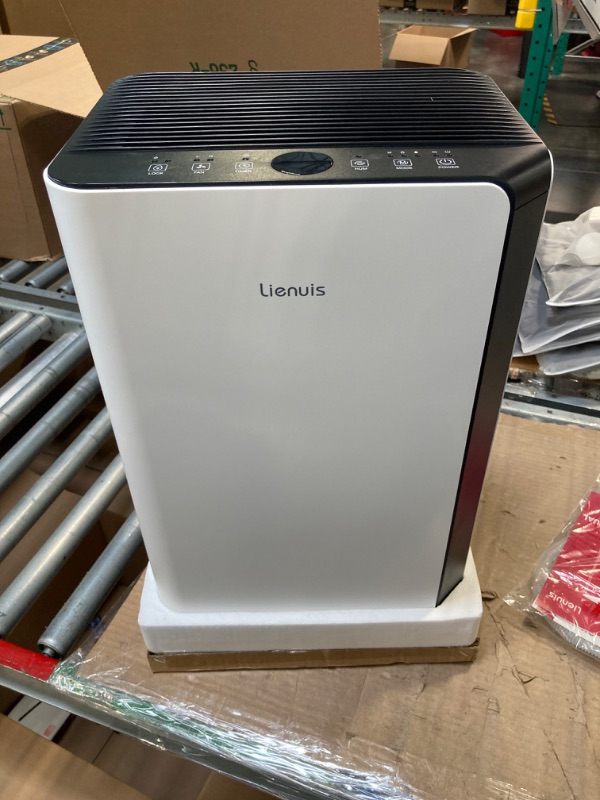 Photo 1 of 110 Pint Crawl Space Dehumidifier, Lienuis Commercial Dehumidifier with Drain Hose for Crawl Spaces, Basements, Industry Water Damage Unit,Crawlspace Dehumidifier-Auto Defrost, Memory Starting 110 Print