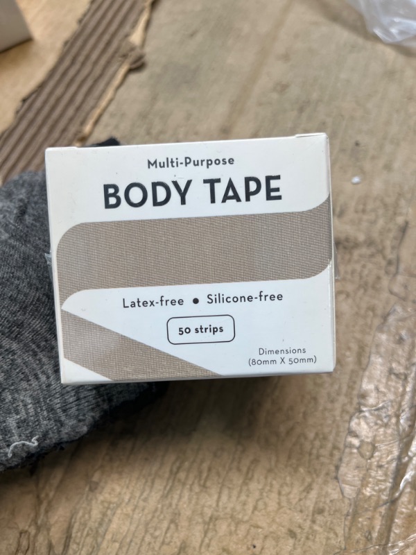 Photo 2 of 50 Precut Strips Hypoallergenic Tape, Latex & Silicone-Free, Kinesiology Tape Precut Strips, Durable Strong Hold, Waterproof, Blister Prevention, Running Tape, Foot Tape, Nasal Breathing, and More!