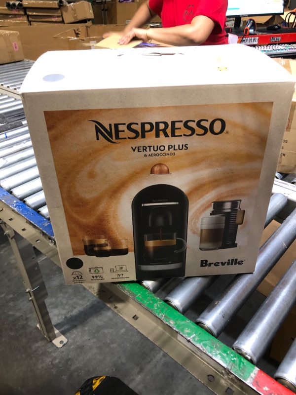 Photo 9 of ****USED** Nespresso VertuoPlus Deluxe Coffee and Espresso Machine by Breville with Milk Frother, Titan