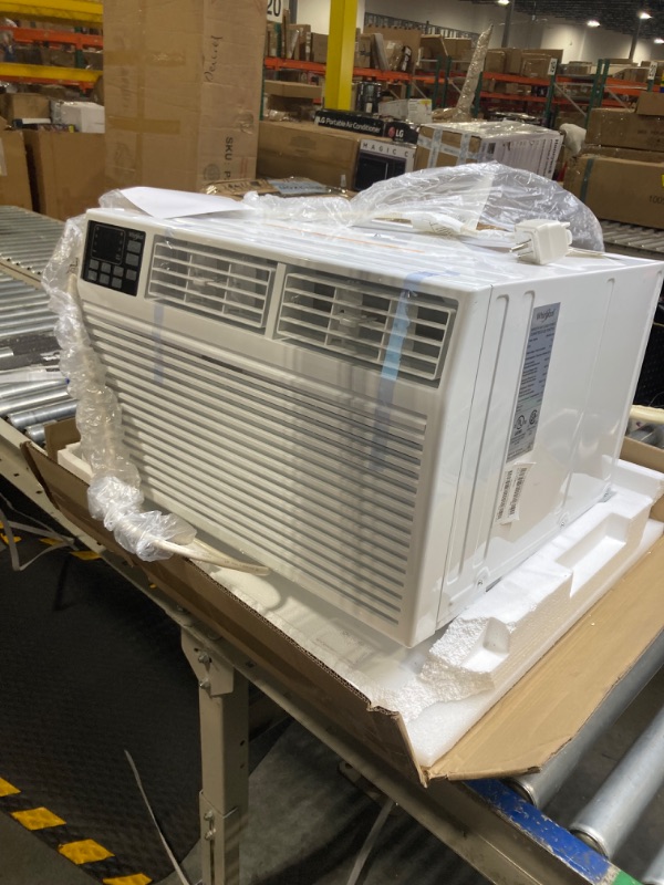 Photo 2 of ****SOLD AS PARTS ALL SALES FINAL**** 
Whirlpool 8,000 BTU Through the Wall Air Conditioner, 115V, Cools up to 350 Sq. Ft. for Living Room, Bedroom, Kitchen with Dehumidifier and Remote Control, White 8000 BTU Cool Only 115V White