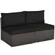 Photo 1 of ****USED** 2PCS Patio Rattan Armless Sofa Sectional Furniture Conversation