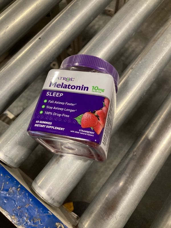 Photo 2 of ***FACTORY SEALED***
Natrol 10 mg Melatonin Gummies, Sleep Support for Adults, Melatonin Supplements for Sleeping, 90 Strawberry-Flavored Gummies, 45 Day Supply
