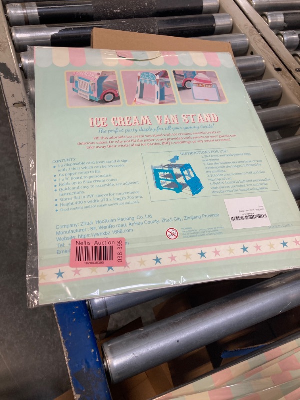 Photo 2 of ***FACTORY SEALED***
3 Tier Cupcake Ice Cream Cart Stand, Ice Cream Birthday Party Decorations, Party Decorations Ice Cream Party Decorations, Candy Cart, Blue Cupcake Stand, Two Sweet Party Decorations, Ice Cream Stand 