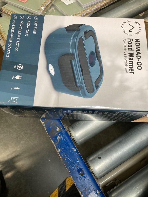 Photo 1 of ***FACTORY SEALED***
Electric Lunch Box – Food Heater Plug-In Lunch Box to Heat Lunch – Portable Food Warmer Car Lunch Box Warmer – Portable Electric Heating Lunch Box for Work 110V/12V – Teal & Black Black & Teal