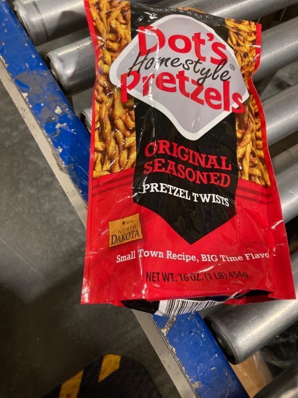 Photo 2 of ***FACTORY SEALED***
Dot's Pretzels Original Seasoned Pretzel Twists, Healthy Kids Snacks, 16oz Grocery Sized Bag