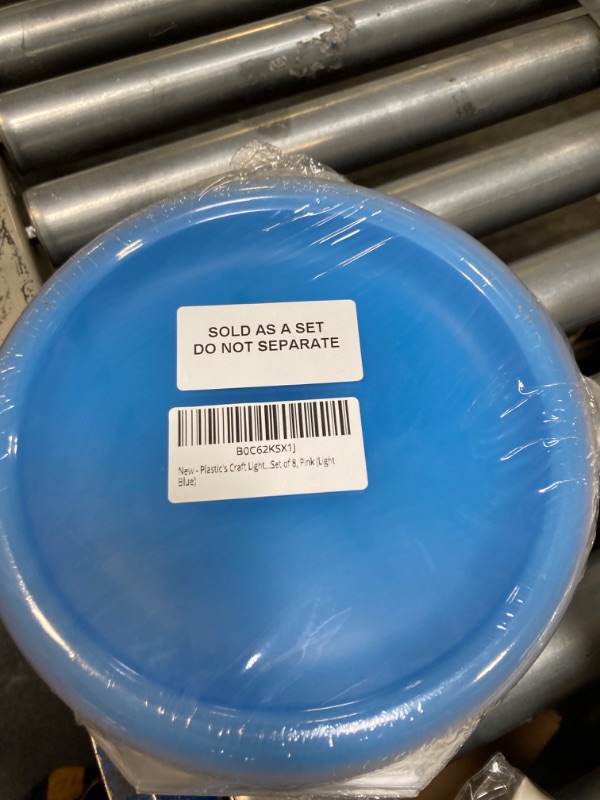 Photo 2 of ***FACTORY SEALED***
Premium Heavy Duty Plastic Plates 7.5" - Picnic & Party Disposable Set - Camping Dishes for Kitchen, Patio, RV, Outdoors, Van - Dinner Serving Dish - Unbreakable Reusable - Microwave Safe - BPA Free Light Blue