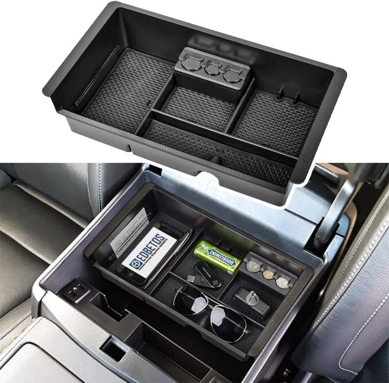 Photo 1 of ***SIMILAR***
EDBETOS Center Console Organizer Tray Compatible with GMC Sierra 1500 Accessories/Silverado 1500 2014-2018 / Silverado 2500/3500 HD 15-19 /Suburban/Tahoe/Yukon 15-20 Armrest Storage Box (Black Trim)
