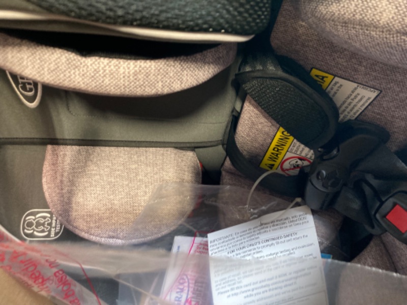 Photo 1 of ***USED** Graco SlimFit 3-in-1 Convertible Car Seat, Ultra-Space-Saving Design, Darcie, Suitable for Rear and Forward-Facing, Highback Booster Seat with 10-Position Headrest