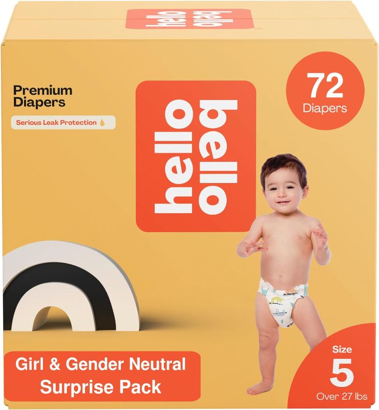 Photo 1 of ***only 3 pack****Hello Bello Premium Diapers, Size 5 (27+ lbs) Surprise Pack for Girls