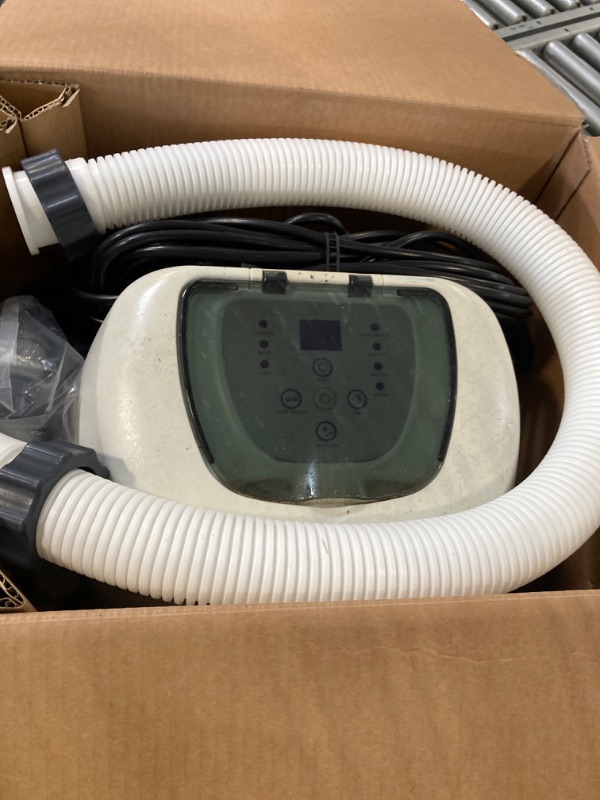 Photo 2 of ***USED****INTEX QS1200 Saltwater Chlorine System, for Above Ground Pools, Maintains Water Clarity, 110 to 120 Voltage,15,000 Gallons pool Saltwater & Clear Saltwater System For Pools up to 15,000 Gallons