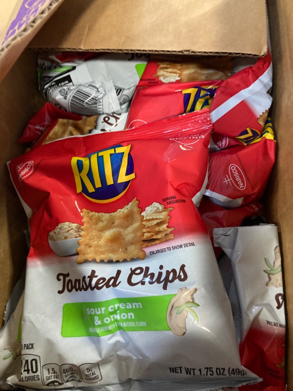 Photo 3 of 
RITZ Toasted Chips Sour Cream and Onion Crackers 40 pack