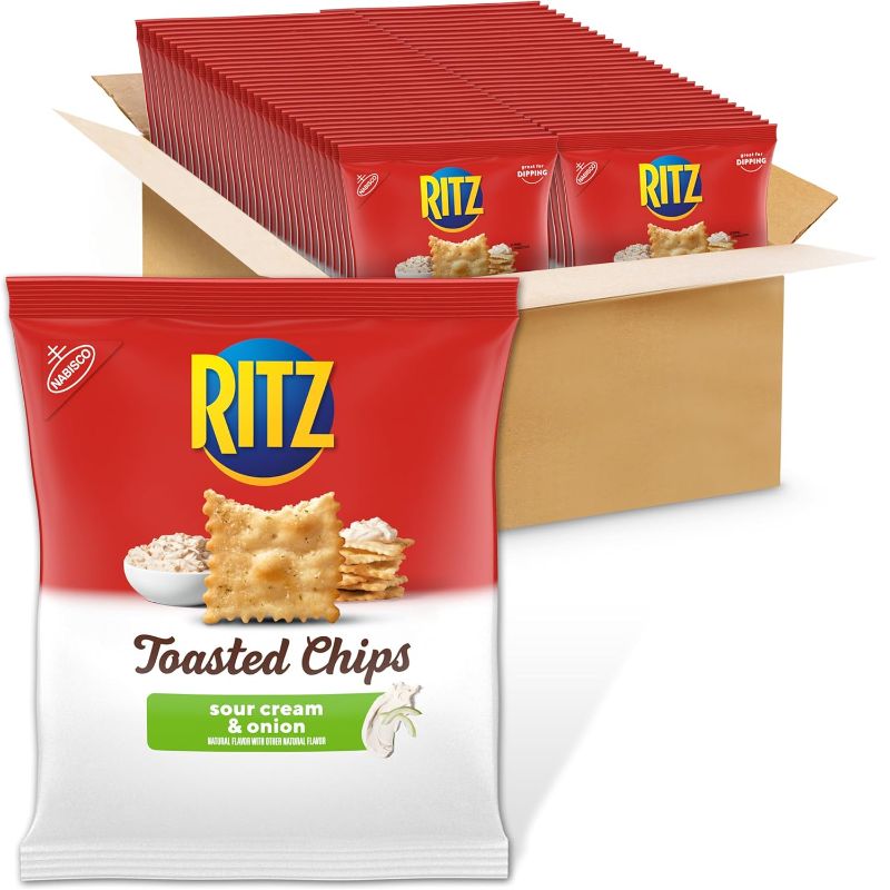 Photo 1 of 
RITZ Toasted Chips Sour Cream and Onion Crackers 40 pack