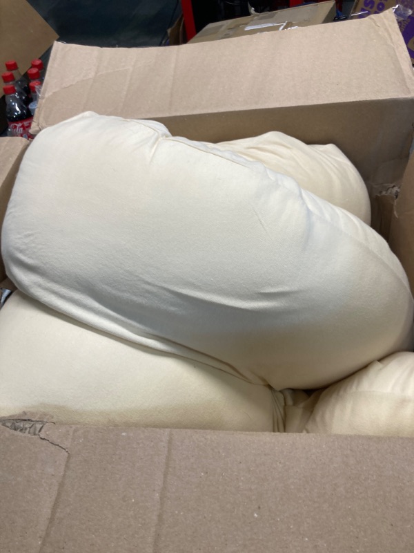 Photo 3 of ****USED** Pharmedoc Pregnancy Pillows, U-Shape Full Body Pillow -Removable Organic Cotton Cover - Beige - Pregnancy Pillows for Sleeping - Body Pillows for Adults, Maternity Pillow and Pregnancy Must Haves U Organic Natural