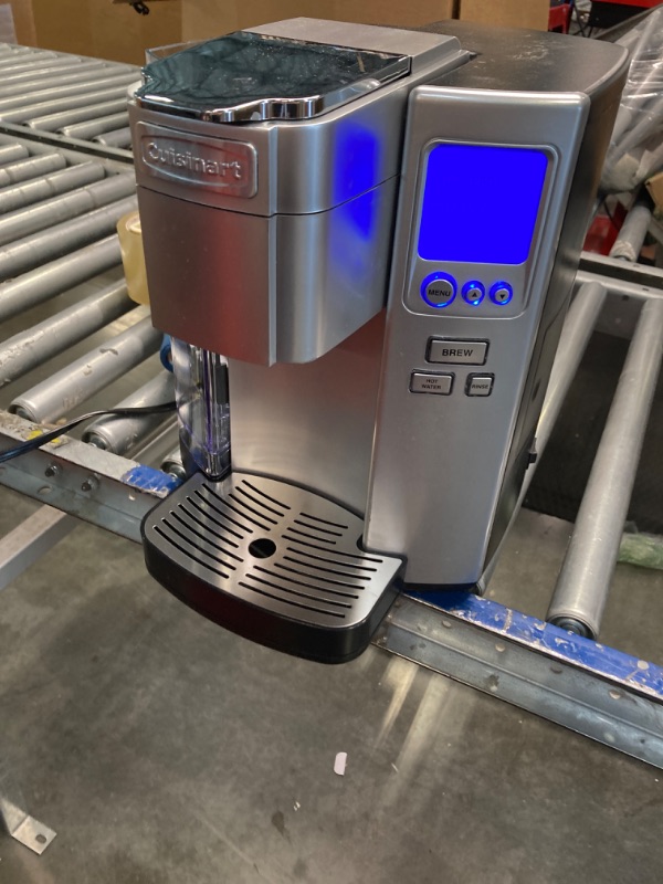 Photo 3 of *****NON FUNCTIONAL//SOLD AS PARTS ALL SALES FINAL***** 
Cuisinart Coffee Maker, Single Serve 72-Ounce Reservoir Coffee Machine, Programmable Brewing & Hot Water Dispenser, Stainless Steel, SS-10P1,Silver