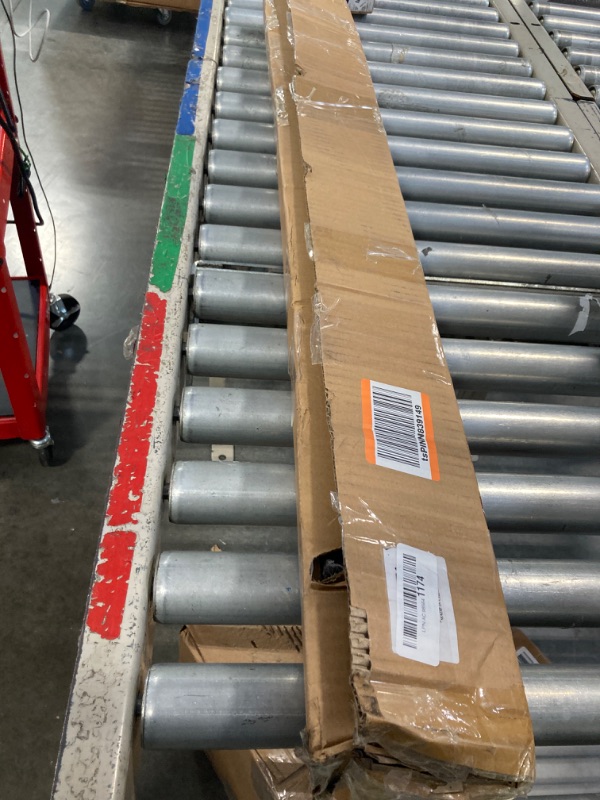 Photo 1 of ****USED** Tension Curtain Rod 51-126Inch, No Drill Spring Room Divider Tension Rod, Double Side Adjustable Heavy Duty Carbon Steel Rod, Room Divider Adjustable Pole for Patio,Window,Outdoor,Extra Long,?1.26Inch 51-126"