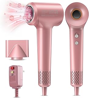 Photo 1 of 
Laifen Hair Dryer Swift SE, 200 Million Negative Ionic Blow Dryer with 105,000 RPM Brushless Motor 1400W Powerful Fast Drying High-Speed Low Noise Hairdryer with Magnetic Nozzle & Diffuser (Pink)