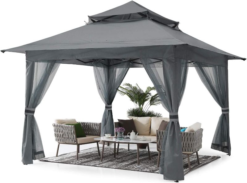 Photo 1 of ****INCOMPLETE***
Grey gazebo 69.29x14.17x11.02 inch