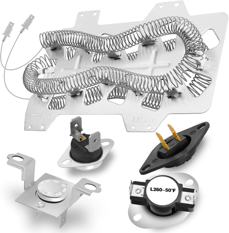 Photo 1 of ?Upgraded?DC47-00019A Dryer Heating Element for Samsung DV45H7000EW/A2 DVE50R5200W/A3 DV40J3000EW/A2 DV42H5000EW/A3 DVE50M7450W/A3 DV42H5200EW/A3 DV48H7400EW/A2 DVE50R5400V/A3 DV42H5200EP/A3
