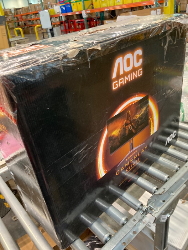 Photo 2 of *** sale for parts NO RETURN O REFUND***AOC C27G2Z 27" Curved Frameless Ultra-Fast Gaming Monitor, FHD 1080p, 0.5ms 240Hz, FreeSync, HDMI/DP/VGA, Height Adjustable, 3-Year Zero Dead Pixel Guarantee, Black, Xbox PS5 Switch 27" Curved FHD 240Hz