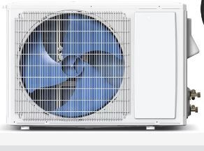 Photo 1 of ***BENT FINS AND CORNER BENT, UNIT ONLY NO ACCESSORIES ***GLACER 12000BTU Mini AC Split-System, 20 SEER2 Ductless Air Conditioner w/Pre-Charged Condenser, White (12000BTU, 115V, 20 SEER2) White 12000BTU, 115V, 20 SEER2