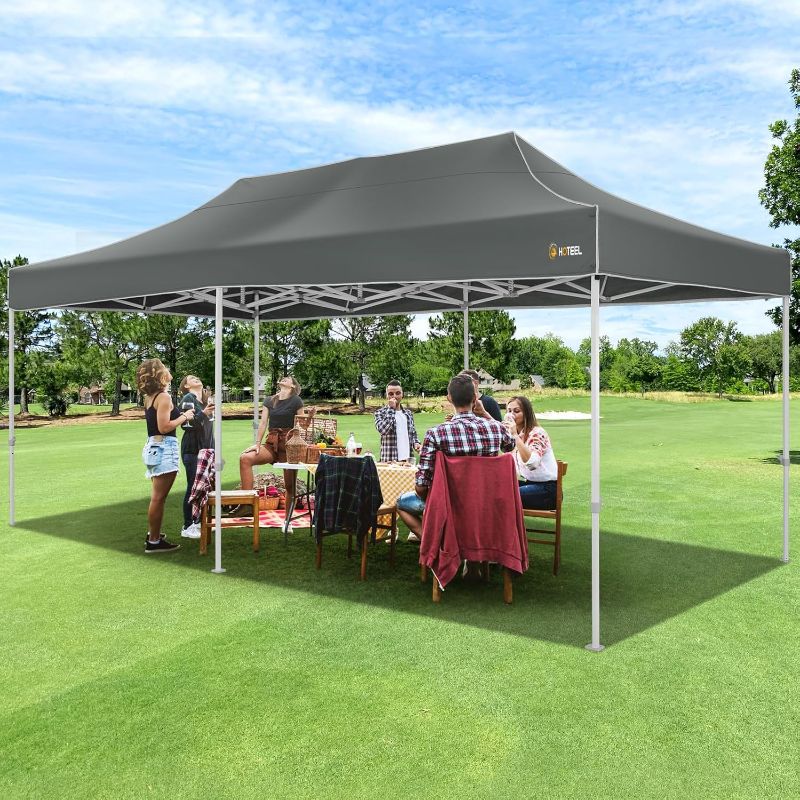 Photo 1 of ***UNKNOWN SIZE***Hoteel Pop Up Canopy Tents for Parties, Heavy Duty Commercial Instant Event Party Tent Easy Up Gazebo with Roller Bag 