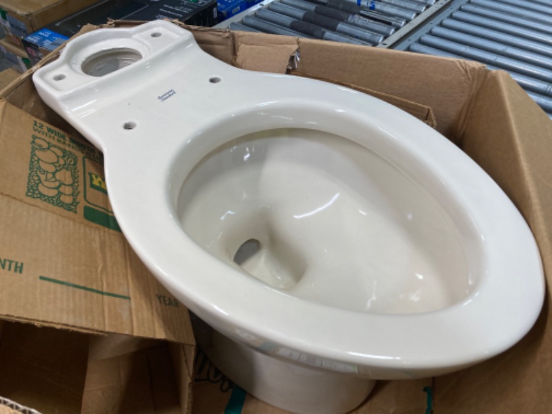 Photo 1 of ****BOTTOM SECTION ONLY AS PICTURED***American Standard Cadet 3 Elongated Flowise Two-Piece High Efficiency Toilet with 12-Inch Rough-In, Bone Bone