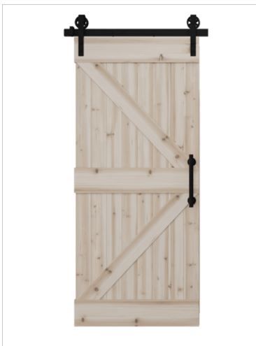 Photo 1 of ***STYLE & COLOR MAY DIFFER***Board & Batten DIY Barn Door Kit