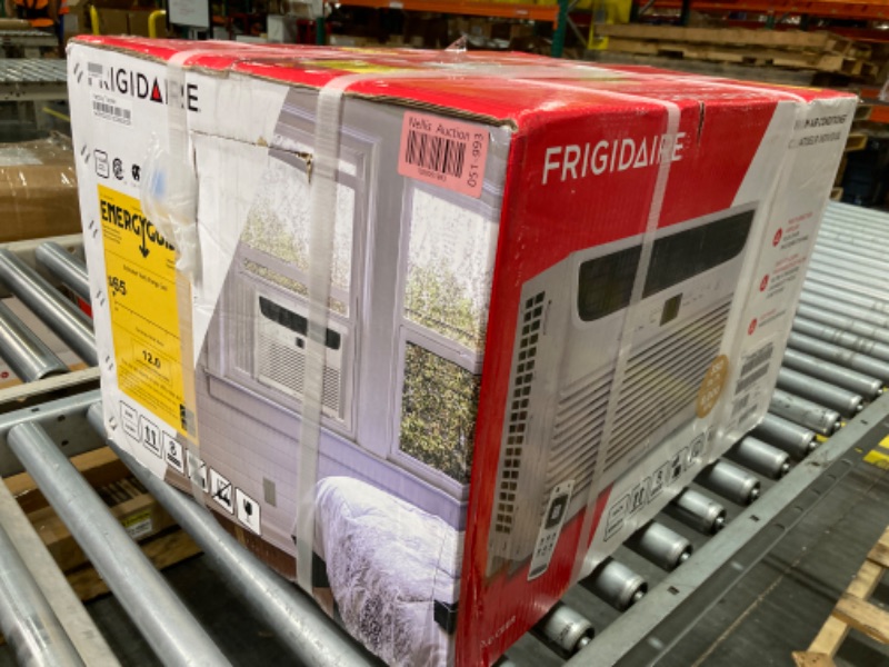 Photo 5 of ***Sealed*** Frigidaire 8,000 BTU Window Air Conditioner & Dehumidifier, 115V, Cools up to 350 Sq. Ft. for Apartment, Dorm Room & Small/Medium Rooms, with Remote Control, Programmable Timer, and Sleep Mode, White 8,000 BTU Cool Only White