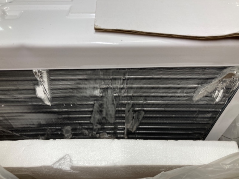 Photo 5 of ****FOR PARTS ONLY, NO RETURN, DAMAGED FINS***12,000 BTU Smart Window Air Conditioner with Wi-Fi and Remote