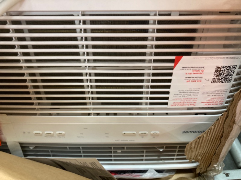 Photo 2 of ****FOR PARTS ONLY, NO RETURN, DAMAGED FINS***12,000 BTU Smart Window Air Conditioner with Wi-Fi and Remote