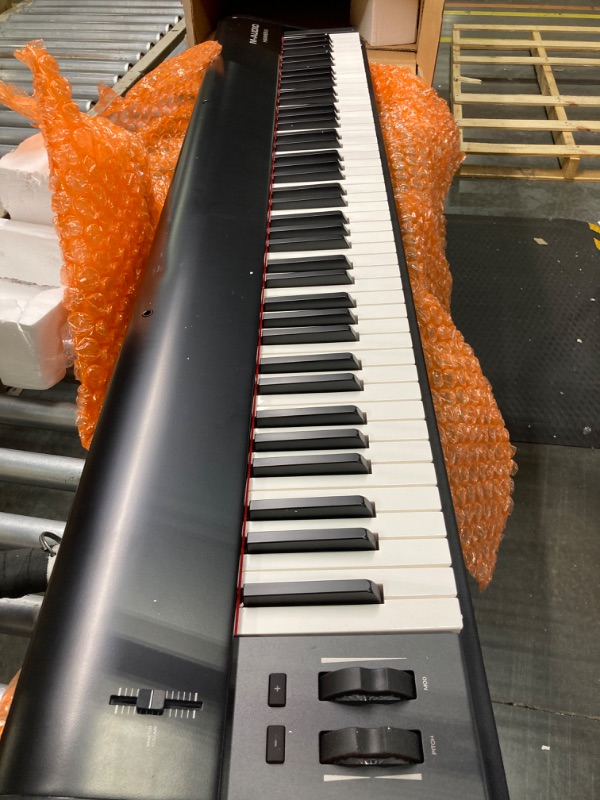 Photo 3 of ***KEYBOARD ONLY***Alesis Recital – 88 Key Digital Piano Keyboard with Semi Weighted Keys, 2x20W Speakers, 5 Voices, Split, Layer and Lesson Mode, FX and Piano Lessons Recital Piano Only