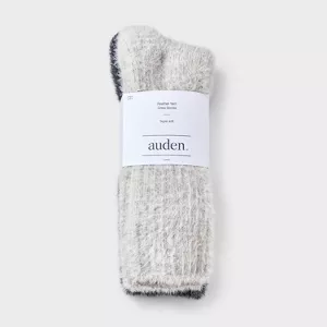 Photo 2 of ****FINAL SALE, NO RETURNS***6 pack of Women's 2pk Feather Cozy Crew Socks - Auden™ 4-10
 