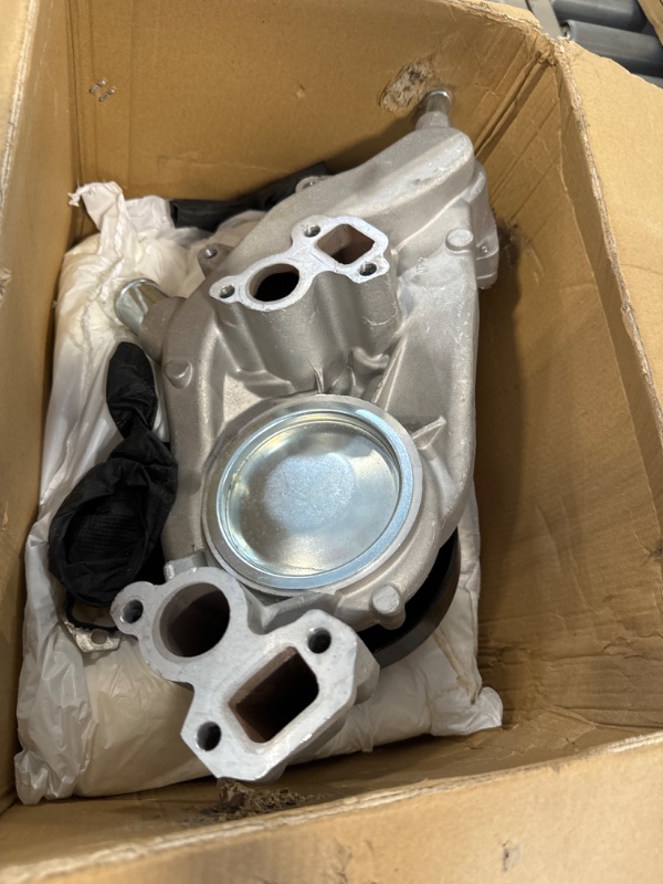 Photo 2 of ***USED****Professional AW6009 Water Pump Kit with Thermostat Gasket Fits For Chevy Silverado Tahoe Suburban Trailblazer Express, GMC Sierra Yukon, Buick, Cadillac, Hummer, Isuzu,4.8L/5.3L/6.0L/6.2L V8 Engine For 2007-2014