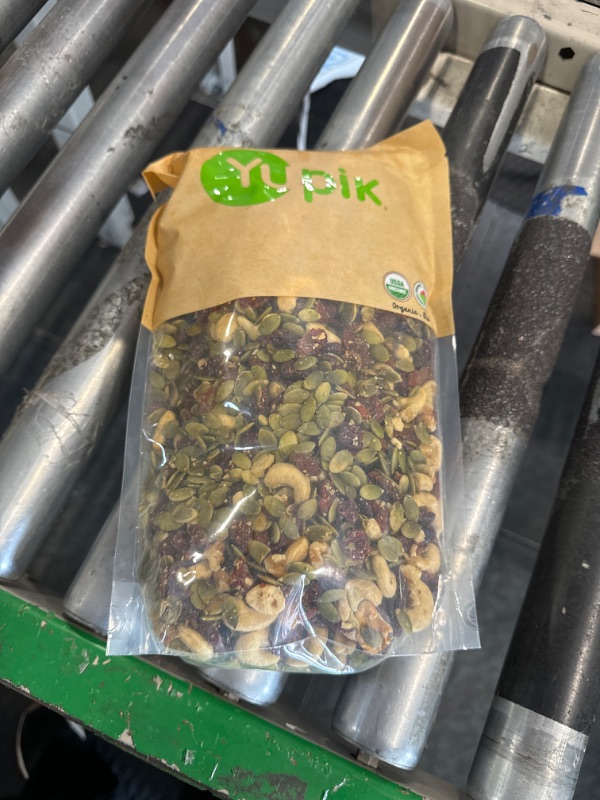 Photo 3 of ***USED** Yupik Trail Mix, Organic Goji Sport, 2.2 lb, An organic mix of pumpkin seeds, cashews, walnuts, cranberries, goji berries, Pack of 1