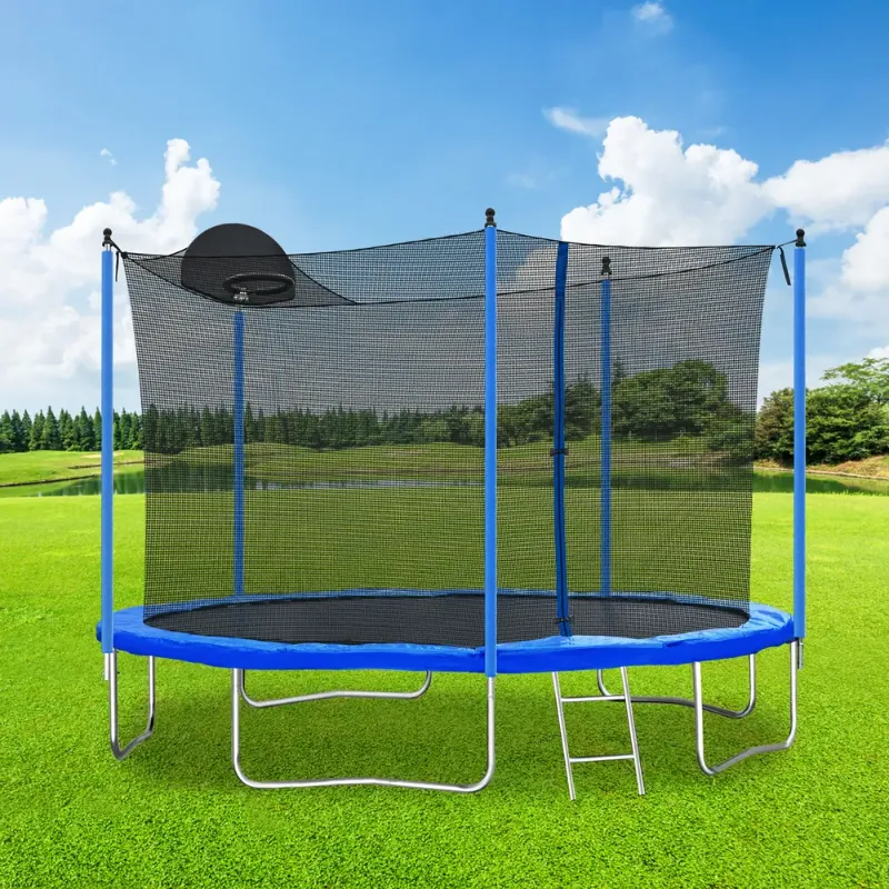 Photo 1 of 12FT Trampoline with Board, Metal, Board Safeseal System