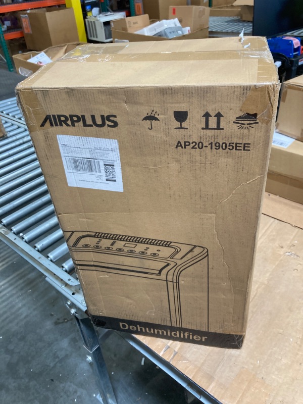 Photo 1 of ****SOLD AS PARTS ALL SALES FINAL**** 
AIRPLUS 4,500 Sq.Ft 70 Pint Dehumidifier for Basements and Home-with Drain Hose,Efficient,Energy-with Dual Protection and 4 Smart Modes,24H Timer,Defrost,for Large room 70 Pints