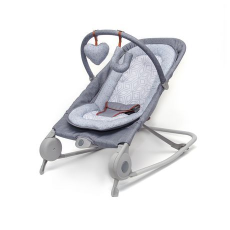 Photo 1 of ****USED**** Summer Infant 2-in-1 Bouncer & Rocker Duo Heather Grey