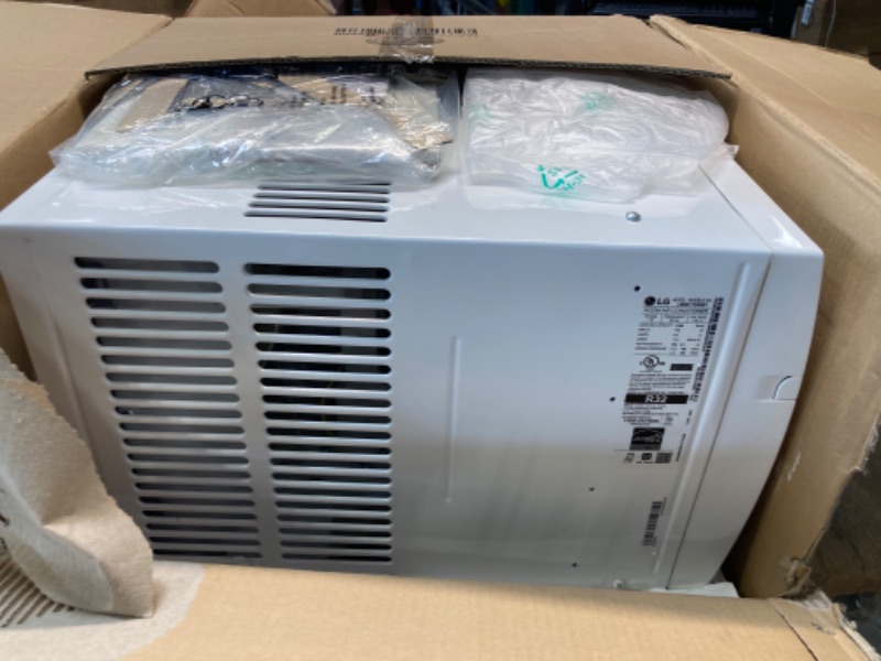 Photo 3 of ****USED*** LG 8000 BTU Window Air Conditioners 2023 New Remote Control WiFi Enabled App Ultra-Quiet Washable Filter Cools 340 Sq. Ft for Small & Medium Room AC Unit air conditioner Easy Install White LW8017ERSM1 8,000 BTU