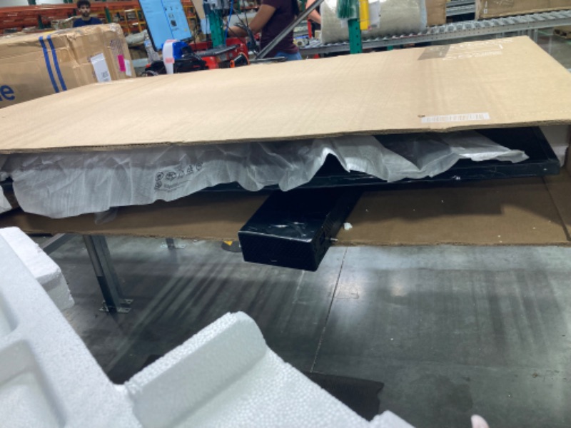 Photo 1 of ***USED**MISSING THE FRAME*** SAMSUNG 4K The Frame 65'' TV with Brown Bezel 65-Inch TV w/ Bezel Brown Bezel