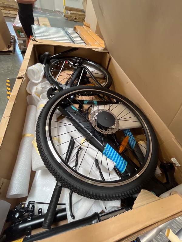 Photo 3 of ****USED***Battery key is missing and also the battery doesn’t work****Similar ****Electric Bike for Adults,36V Built-in Invisible Removable Battery, Brushless Motor(Peak Electric Mountain Bike,26" Tires&Front Fork Suspension,UL Certified Speed Standard &