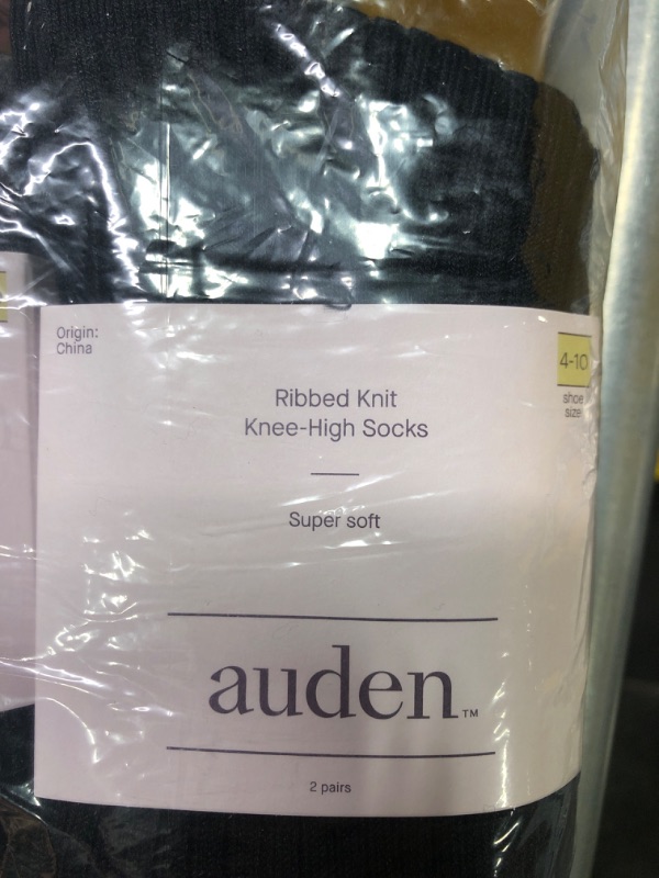 Photo 3 of 2 count***Women's Ultra Soft Everyday Rib-Knit 2pk Knee High Socks - Auden™ 4-10