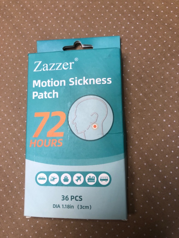 Photo 1 of ****USED***2 count***Motion Sickness Patches 36 Sheets – Sea Sickness Patches for Cruise -Dizziness Vertigo & Nausea Relief, for Cruise Ships, Airplanes, Cars, Non Drowsy, Travel Essentials,Cruise Essentials