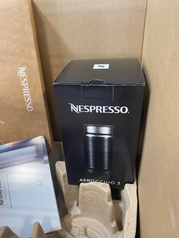 Photo 5 of ****USED*** Nespresso VertuoPlus Deluxe Coffee and Espresso Machine by Breville with Milk Frother, Titan