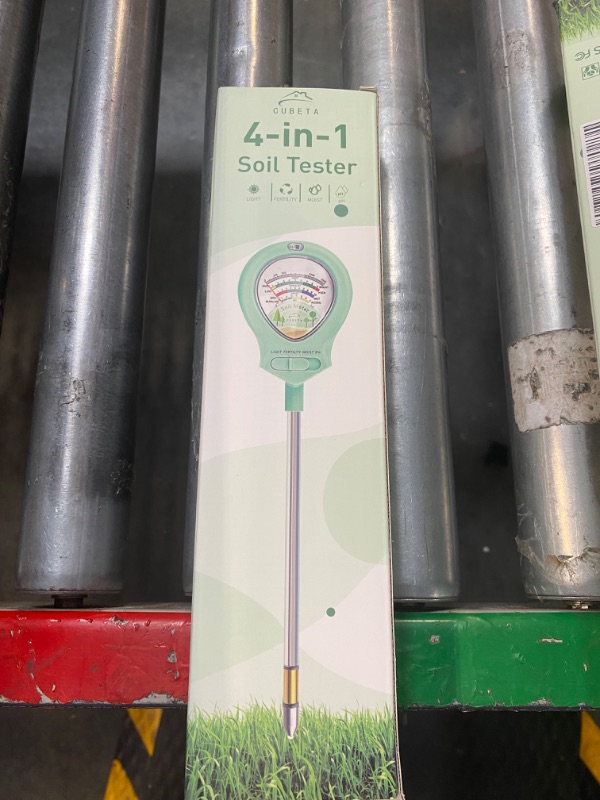 Photo 2 of 2024 Upgraded Soil Moisture Meter for Plants, Soil pH Meter, 4-in-1 Soil Tester for Light/Moisture/pH/Fertility, Plant Water Meter for Garden, Lawn, Greenhouse, Indoor & Outdoor
